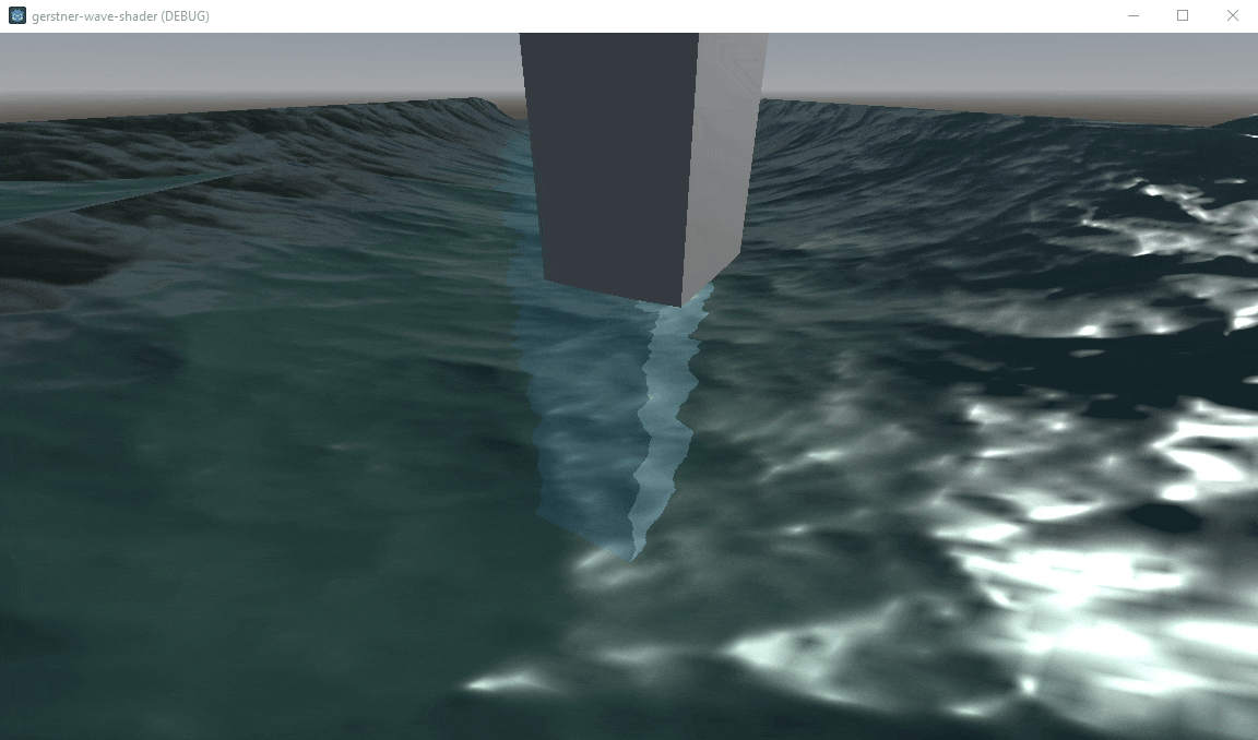 3d refraction shader on ocean