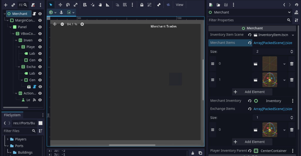 trade system in godot tutorial