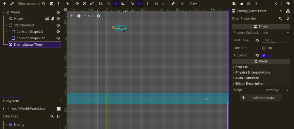 enemy spawn timer godot tutorial